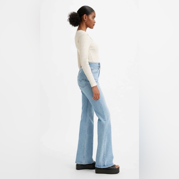 Levi's 70s High flare Jeans - Light wash - size 27 - Picture 3 of 15